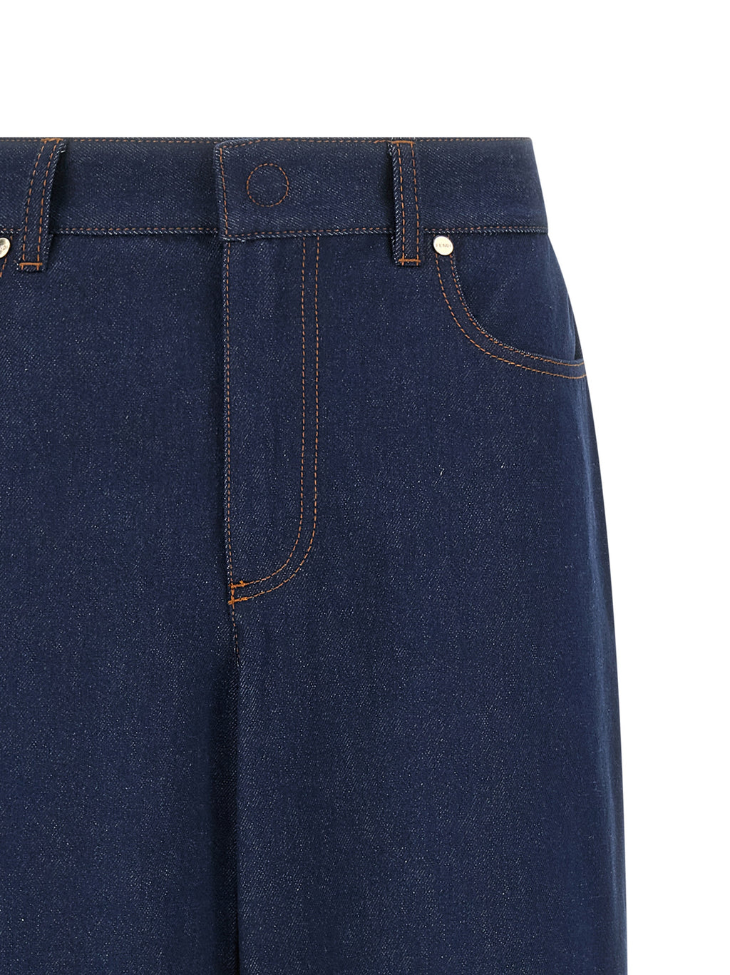 Fendi | Blue Cotton Jeans Denim