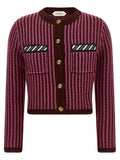 Versace | Multicolor Virgin Wool Cardigan