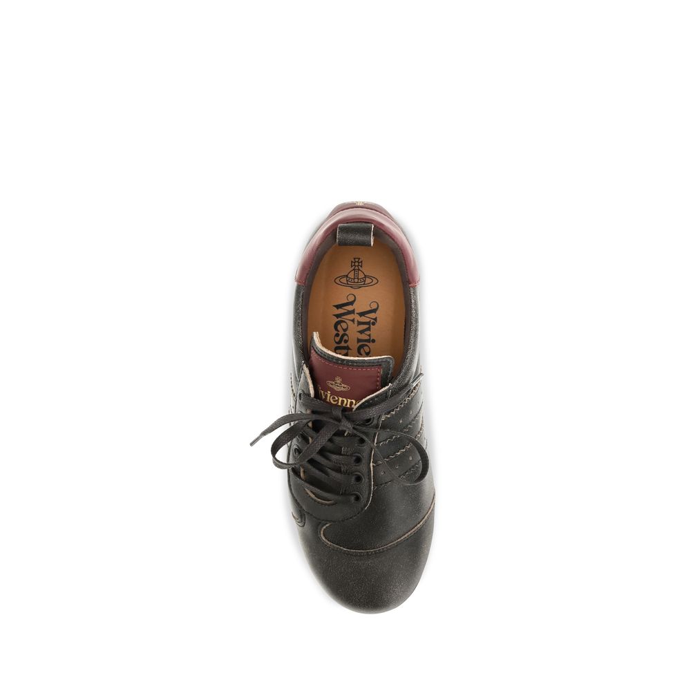 Vivienne Westwood | Black Calf Leather Bos Taurus Sneakers