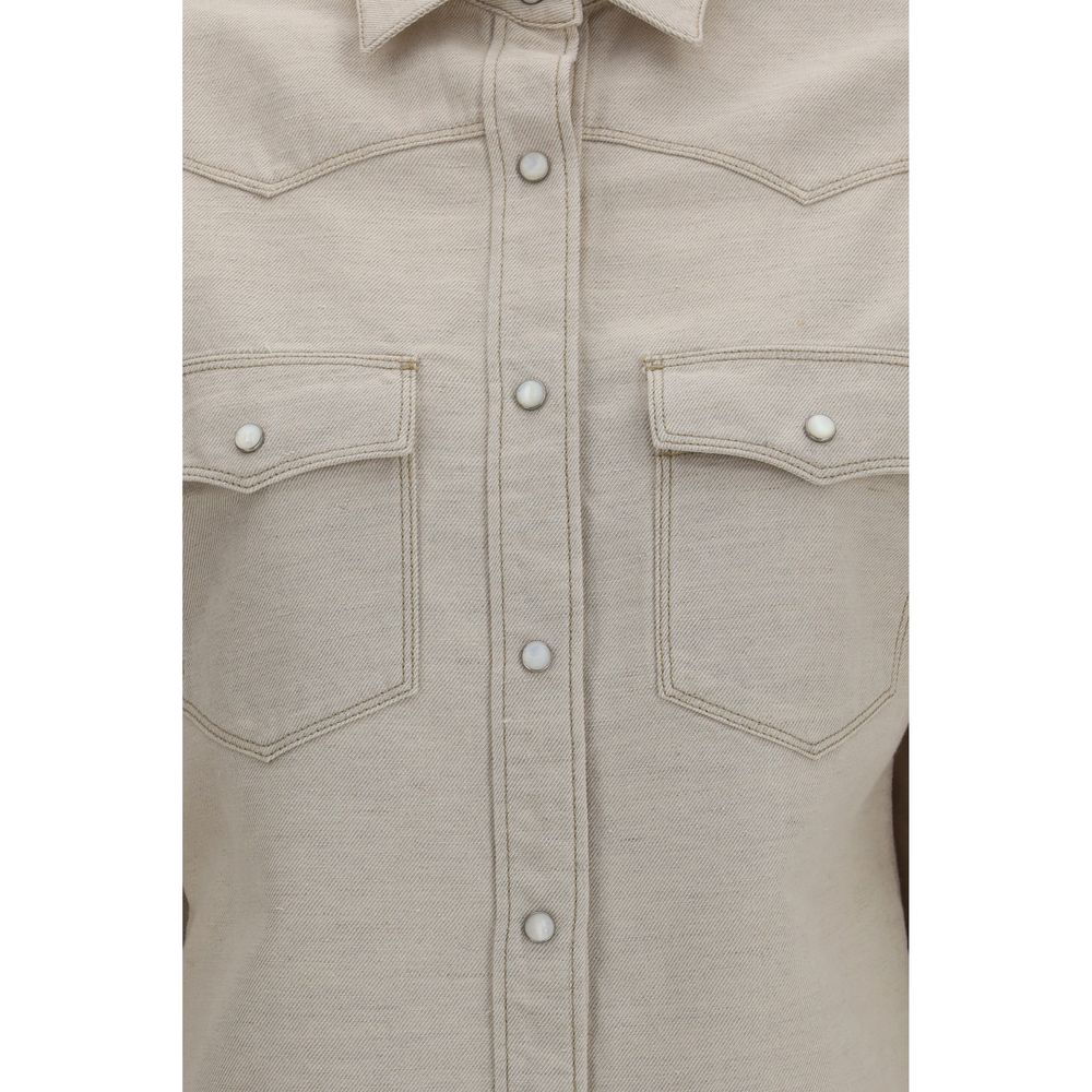 Fendi | Beige Denim Shirt