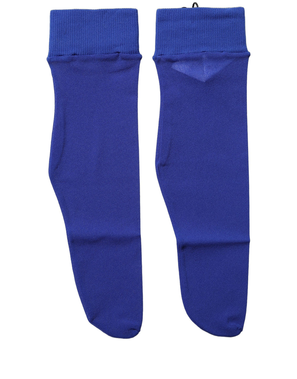 Dolce & Gabbana | Royal Blue Mid Calf Sheer Nylon Accessory Socks