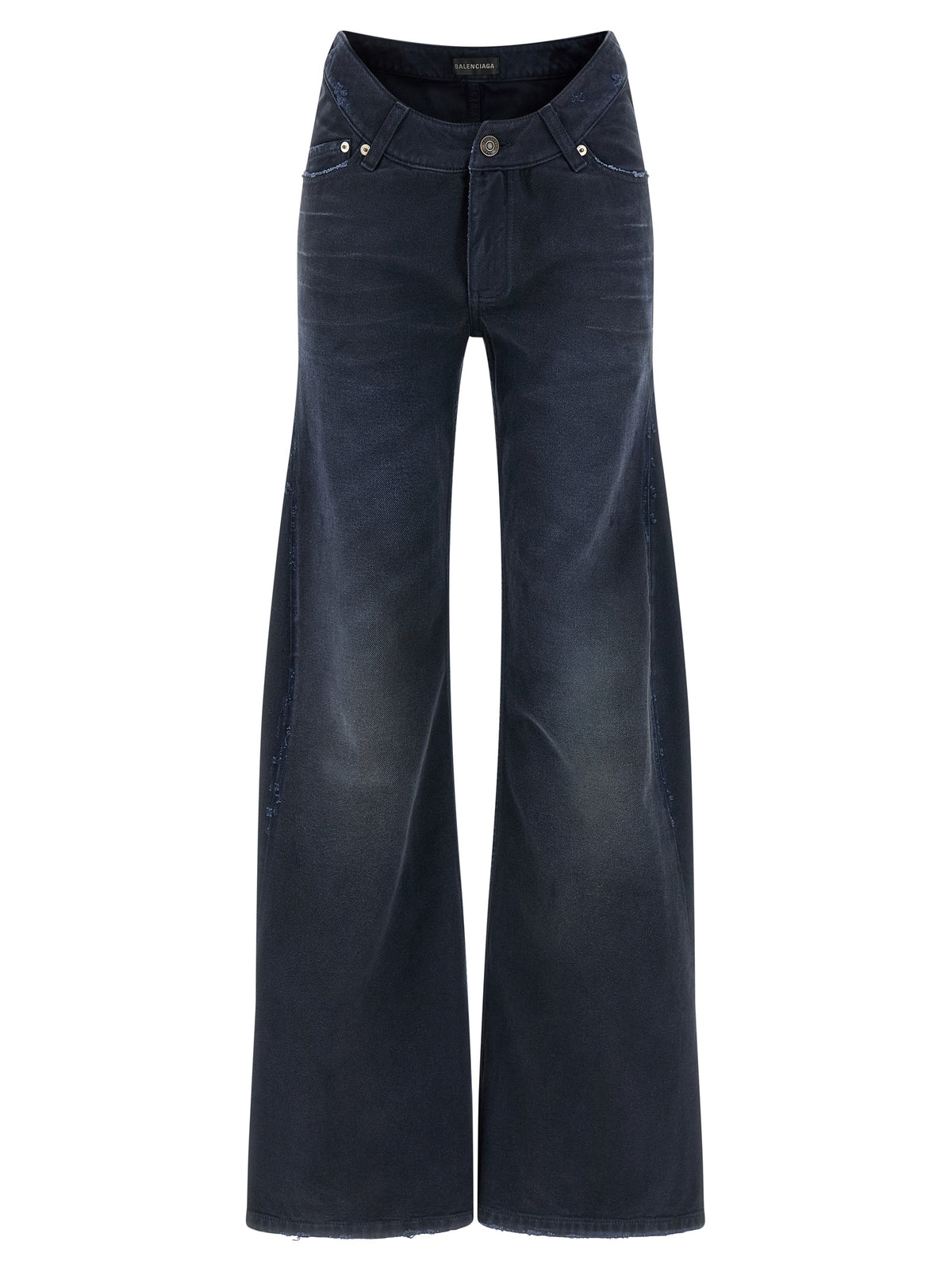 Balenciaga | Blue Cotton Flared Jeans