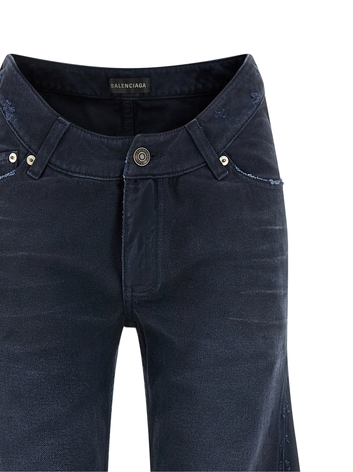 Balenciaga | Blue Cotton Flared Jeans