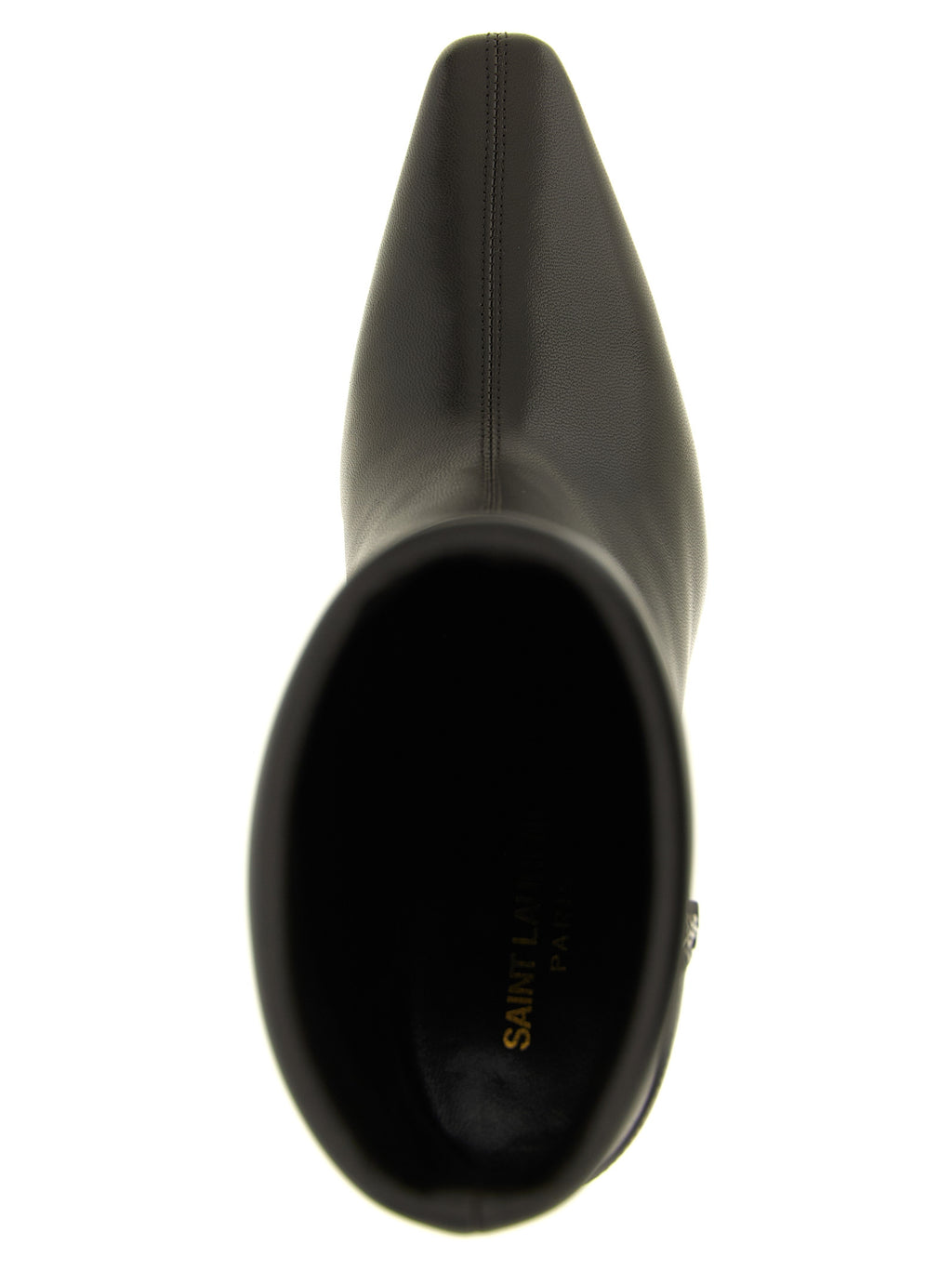 Saint Laurent | Brown Lamb Leather Ankle Boots