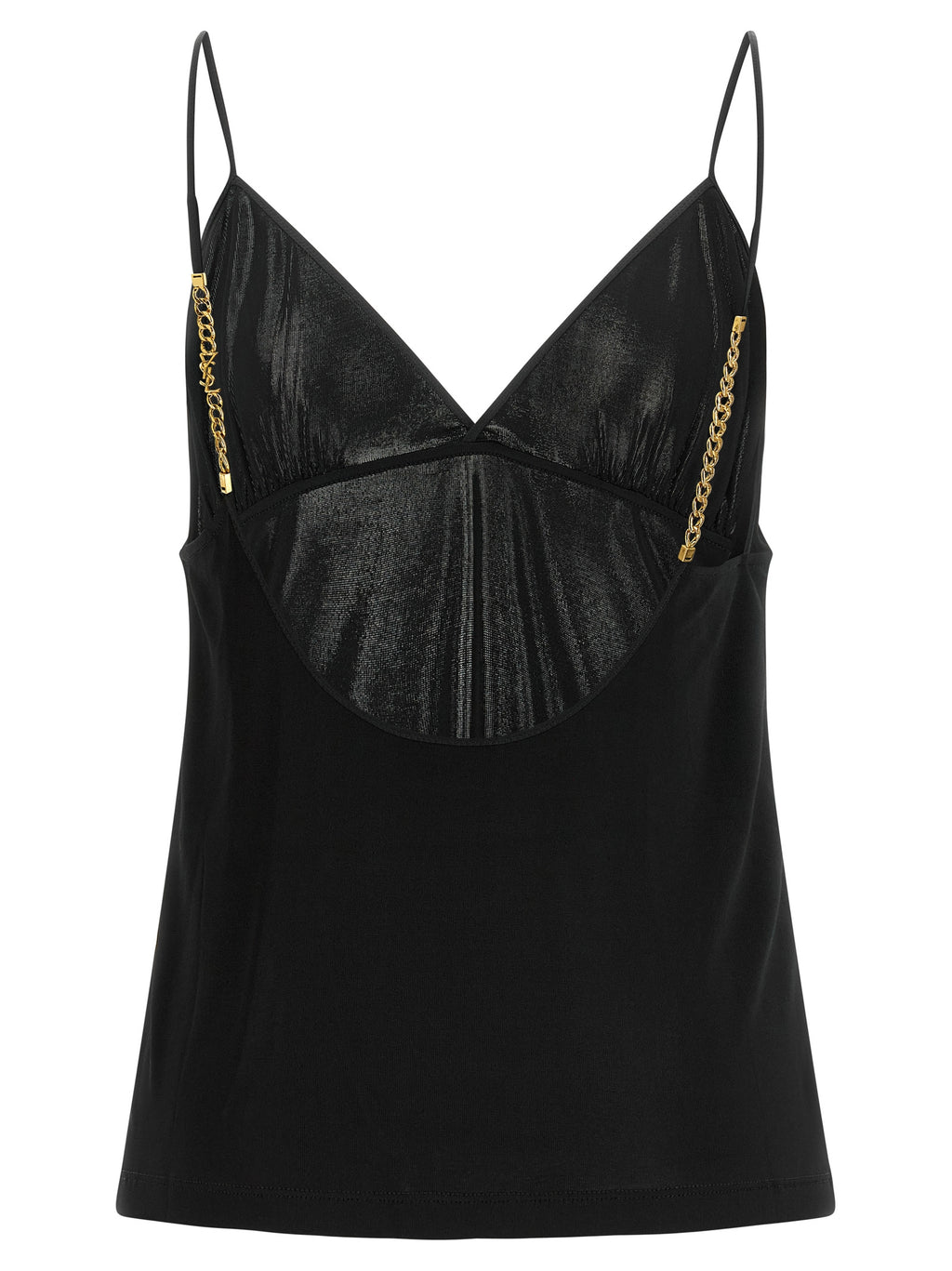 Saint Laurent | Black Viscose Tank Tops