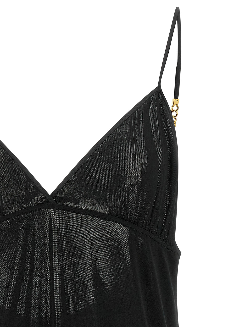 Saint Laurent | Black Viscose Tank Tops