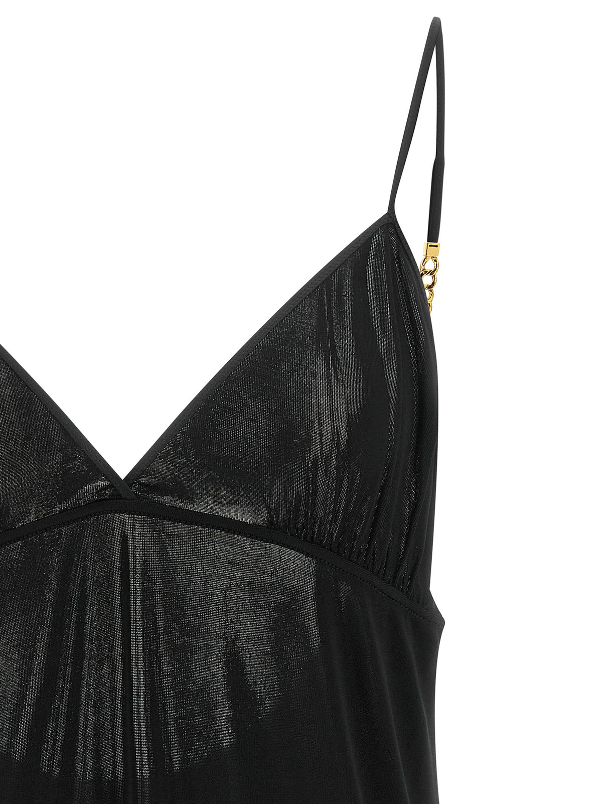 Saint Laurent | Black Viscose Tank Tops