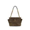 Saint Laurent | Bicolor Suede Leather Shoulder Bag