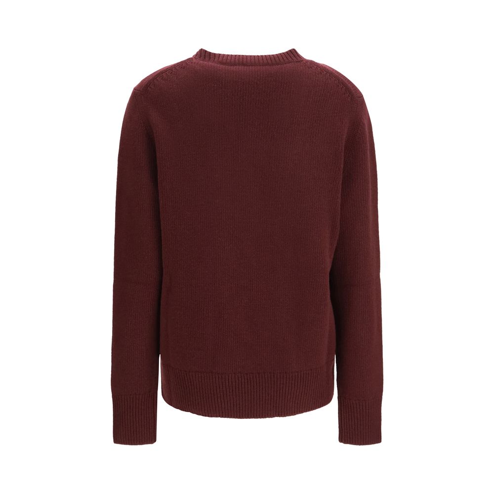 Burberry | Bordeaux Wool Oves Aries Sweatshirt