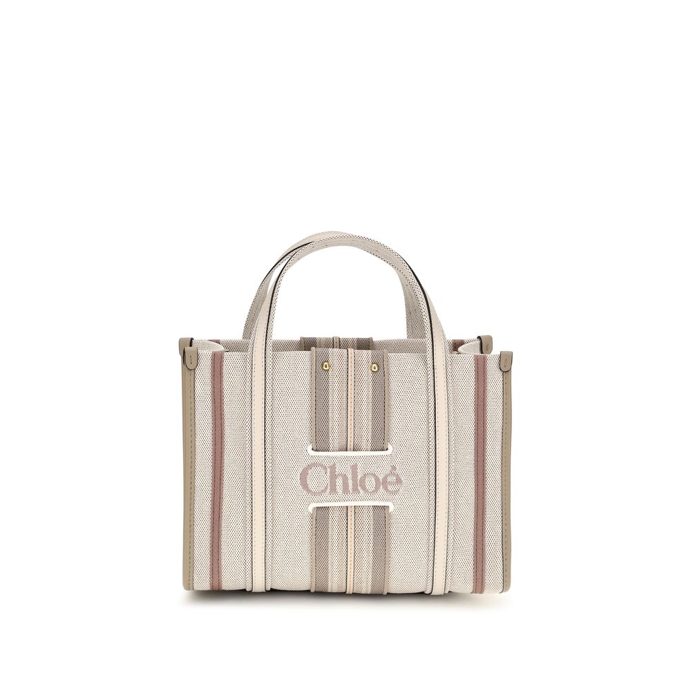 Chloé | Beige Cotton Shoulder Bag