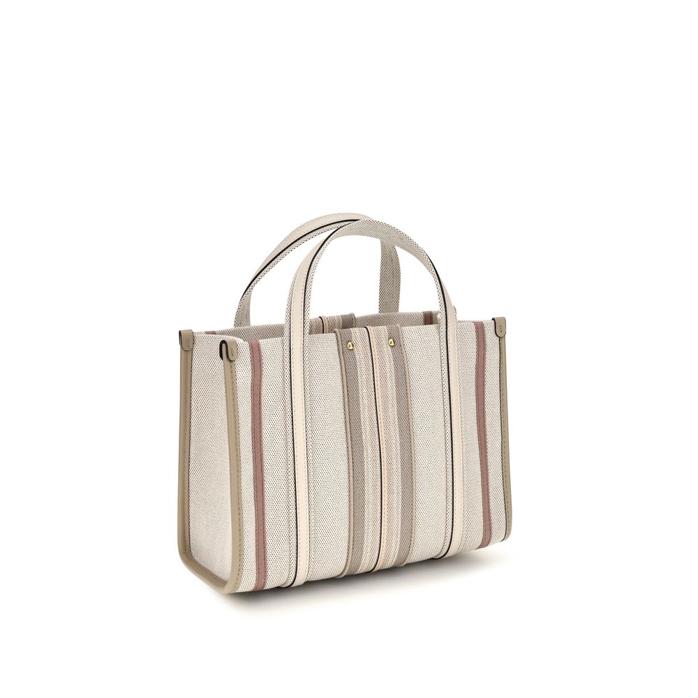 Chloé | Beige Cotton Shoulder Bag