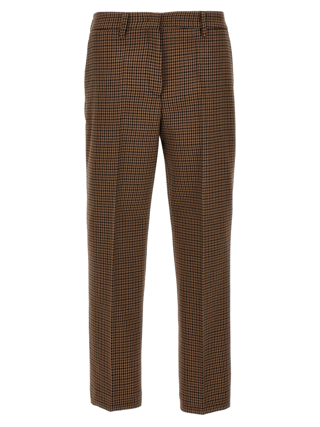 Prada | Brown Virgin Wool Casual Pants