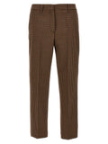 Prada | Brown Virgin Wool Casual Pants