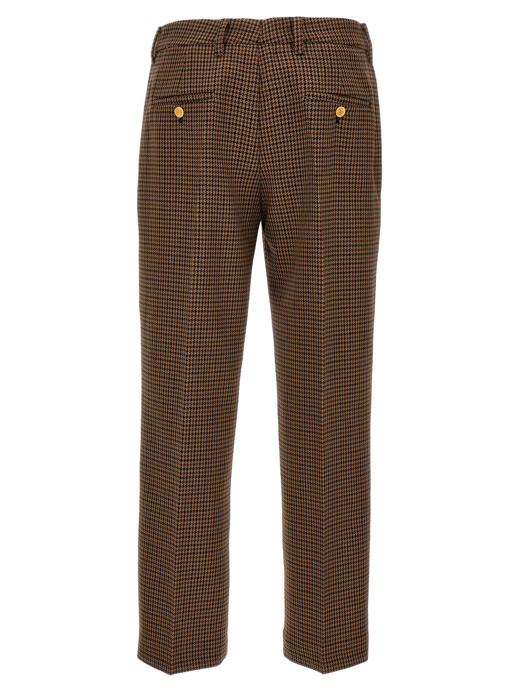Prada | Brown Virgin Wool Casual Pants