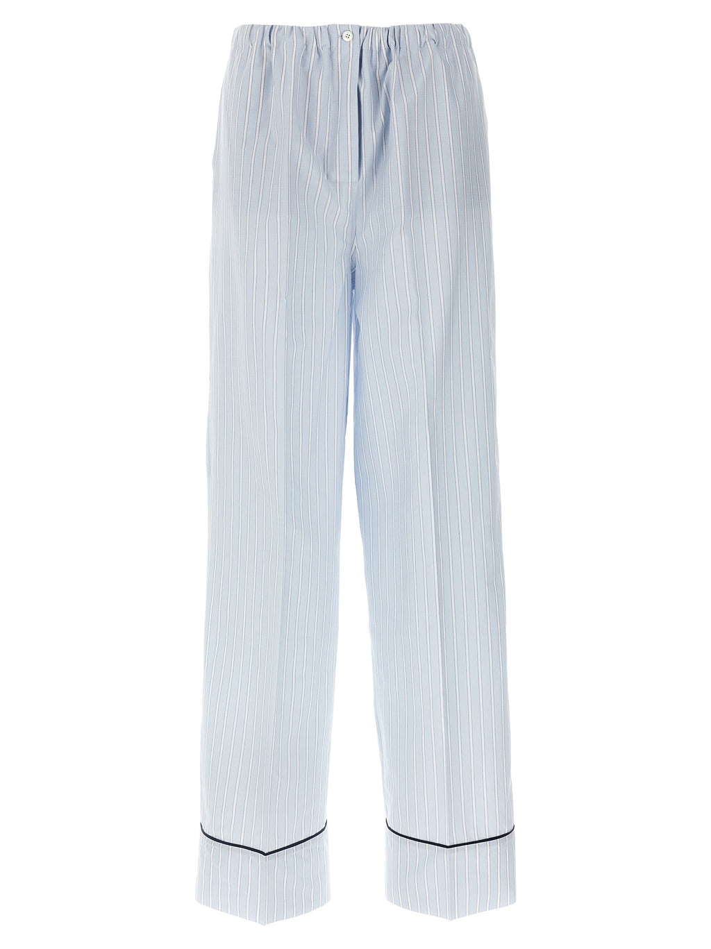 Prada | Blue Cotton Casual Pants