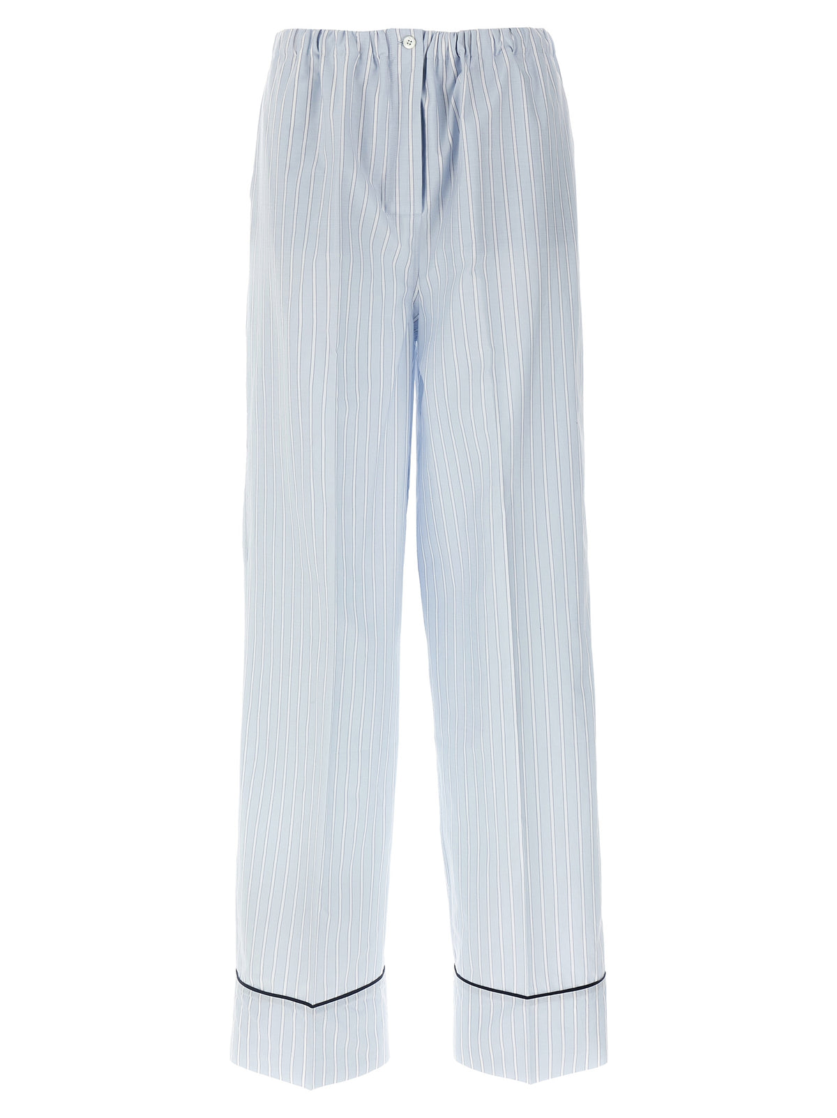 Prada | Blue Cotton Casual Pants