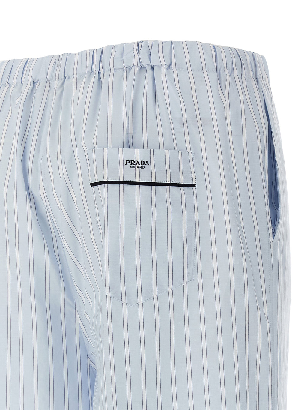 Prada | Blue Cotton Casual Pants