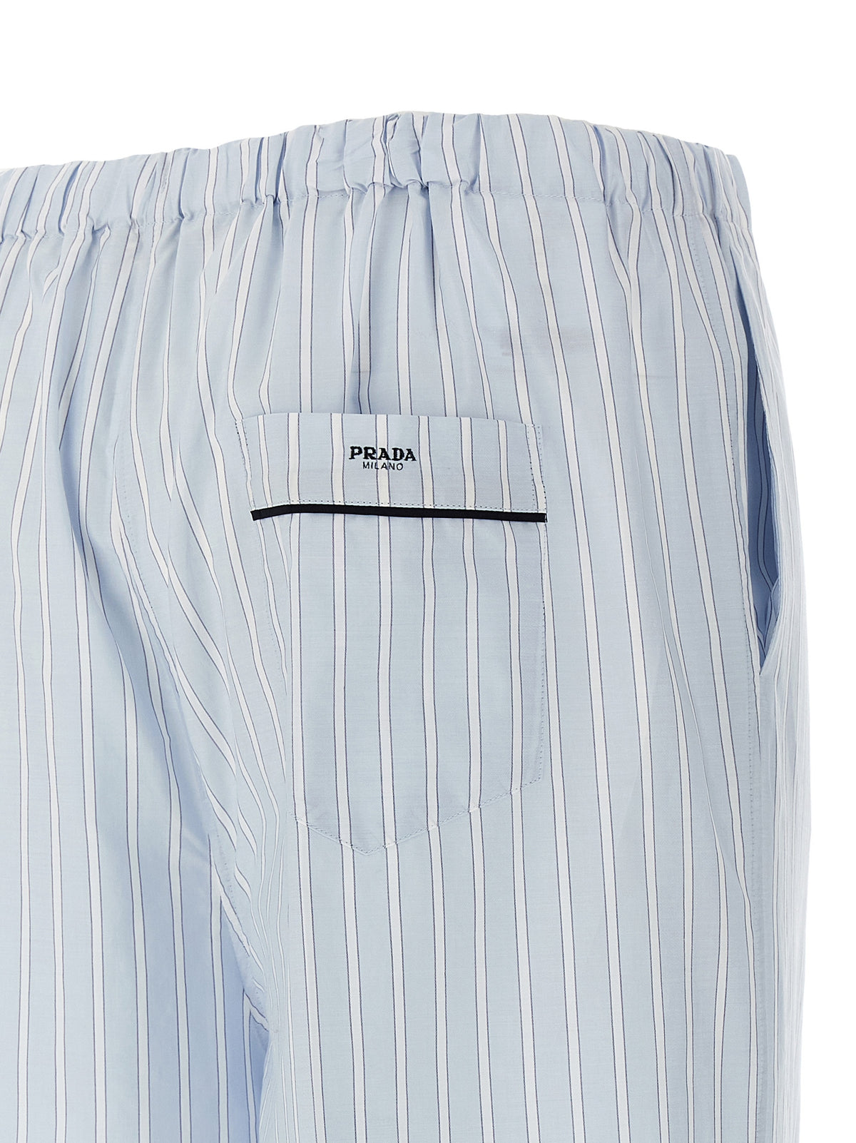 Prada | Blue Cotton Casual Pants
