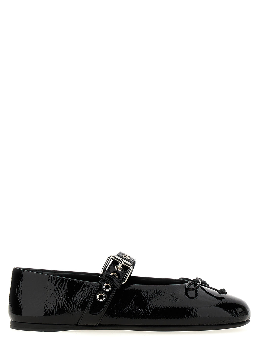 Miu Miu | Black Calfskin Ballet Flats