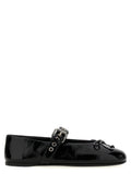 Miu Miu | Black Calfskin Ballet Flats
