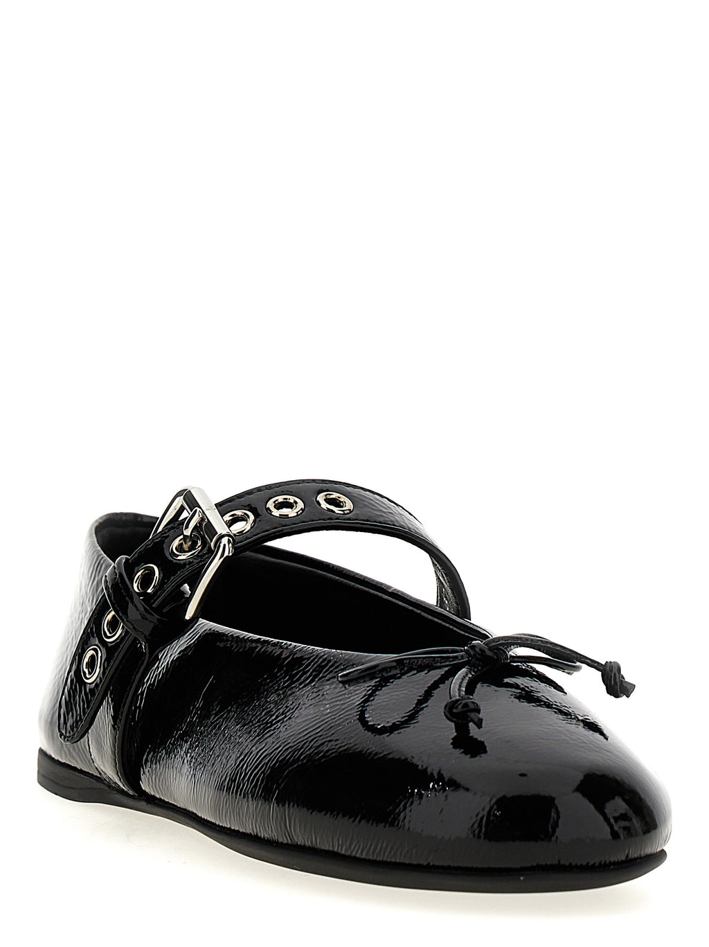 Miu Miu | Black Calfskin Ballet Flats