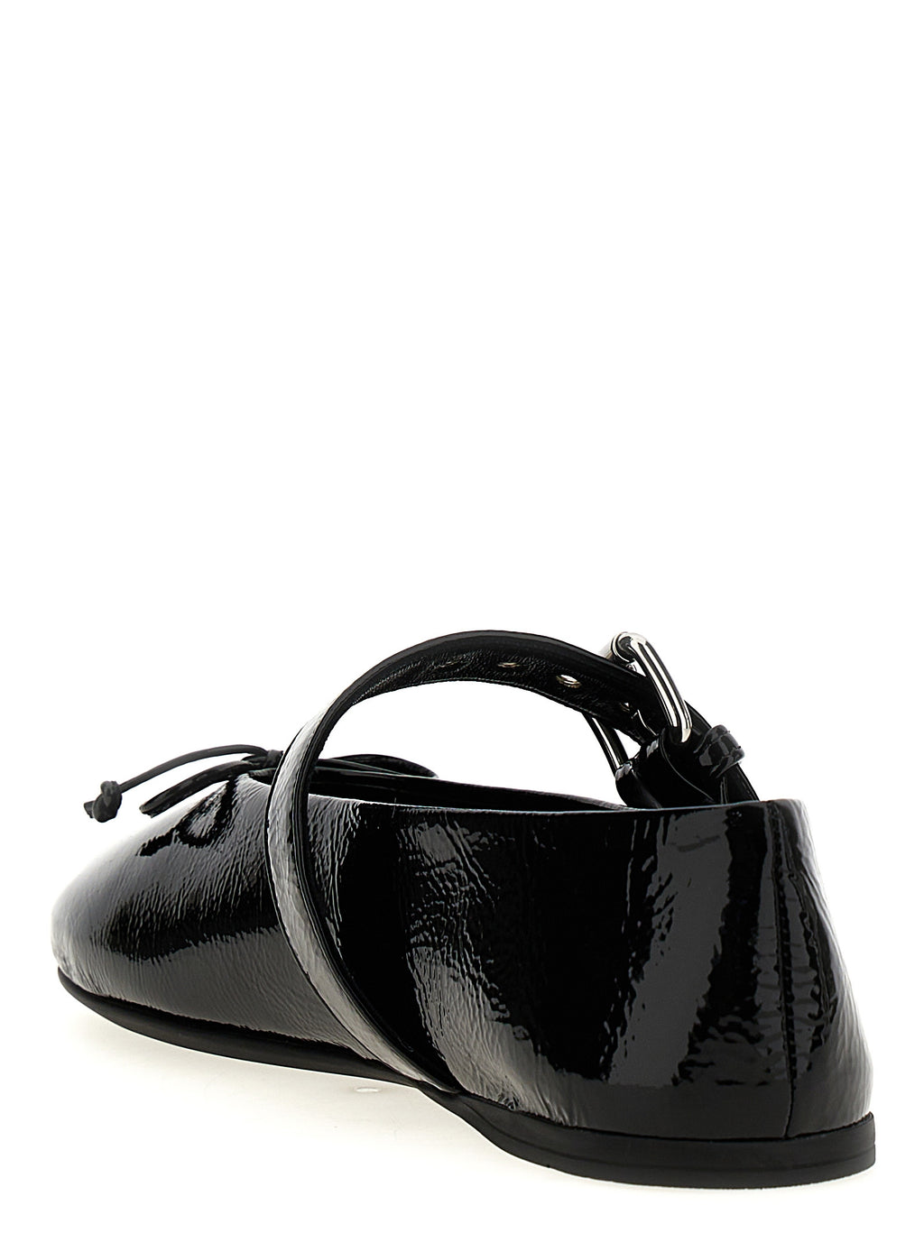 Miu Miu | Black Calfskin Ballet Flats