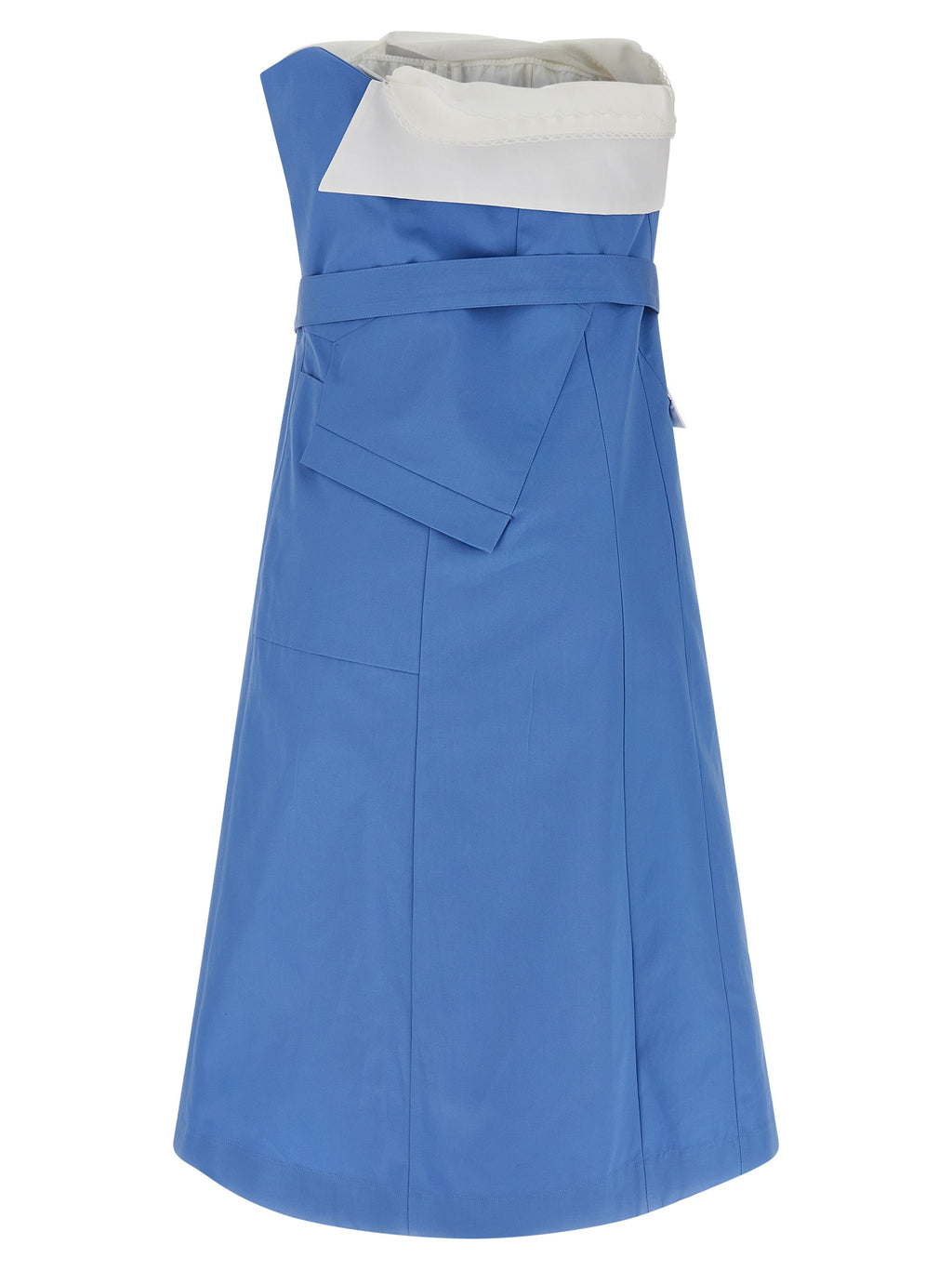 Miu Miu | Blue Cotton Short Dress