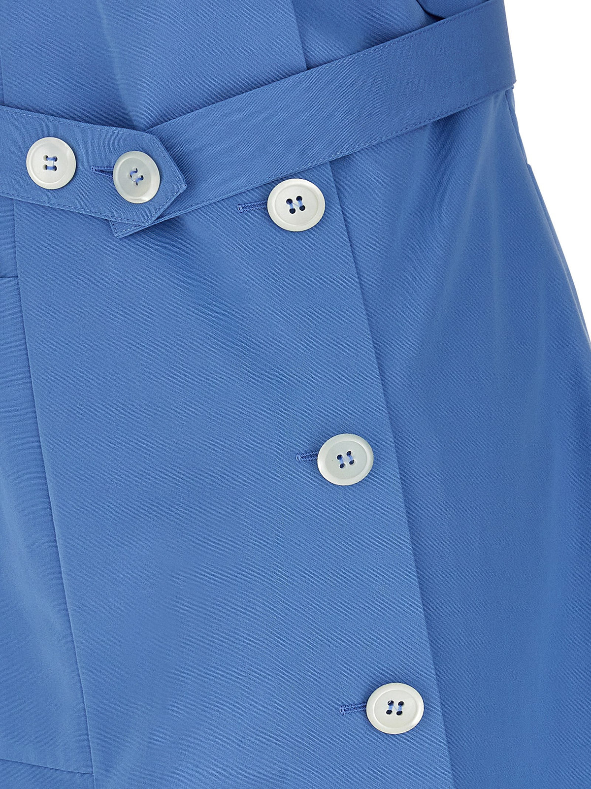 Miu Miu | Blue Cotton Short Dress