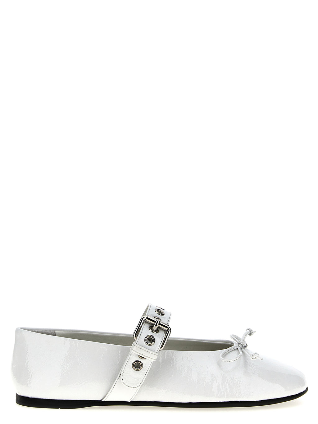 Miu Miu | White Calfskin Ballet Flats