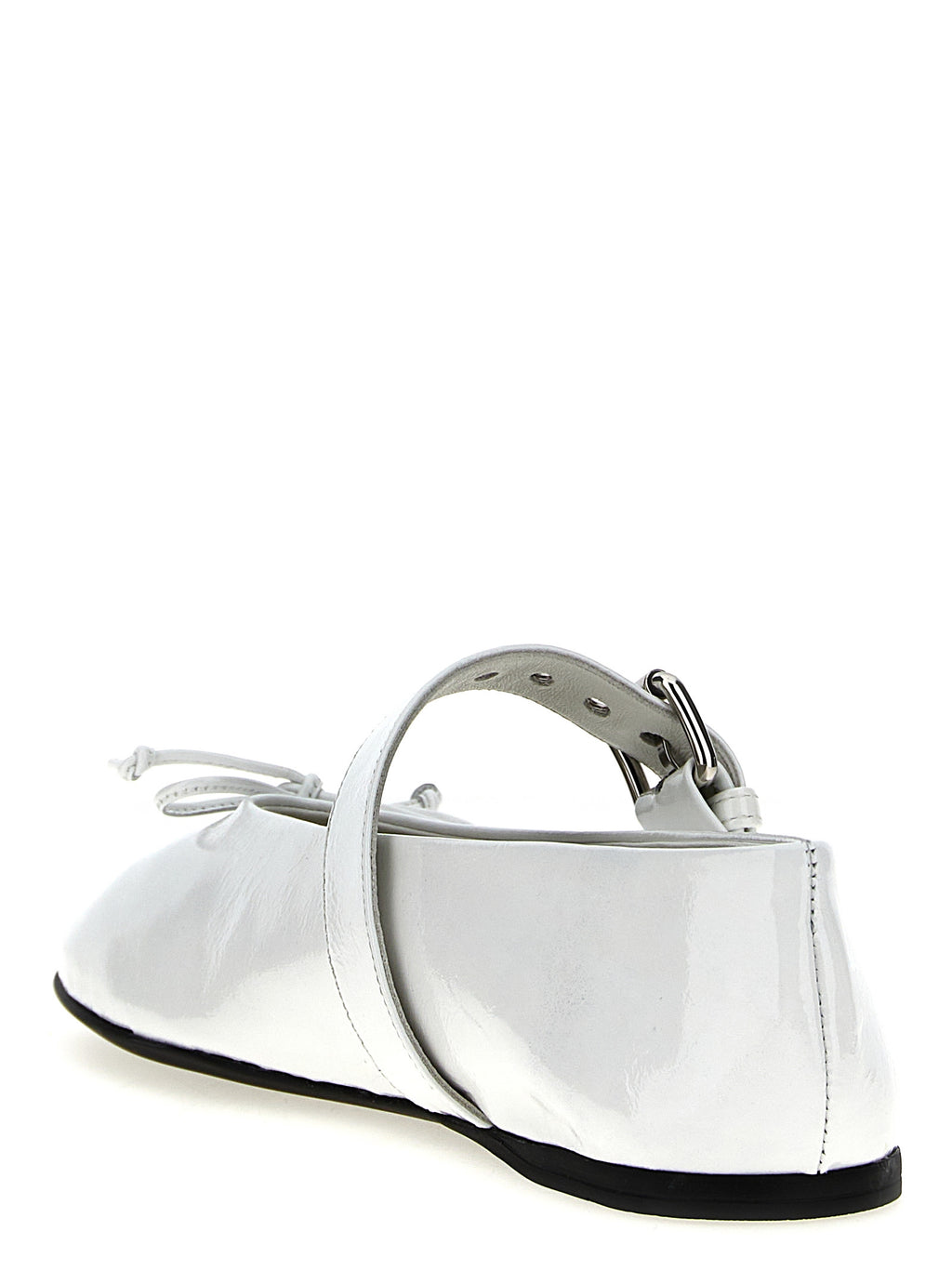 Miu Miu | White Calfskin Ballet Flats