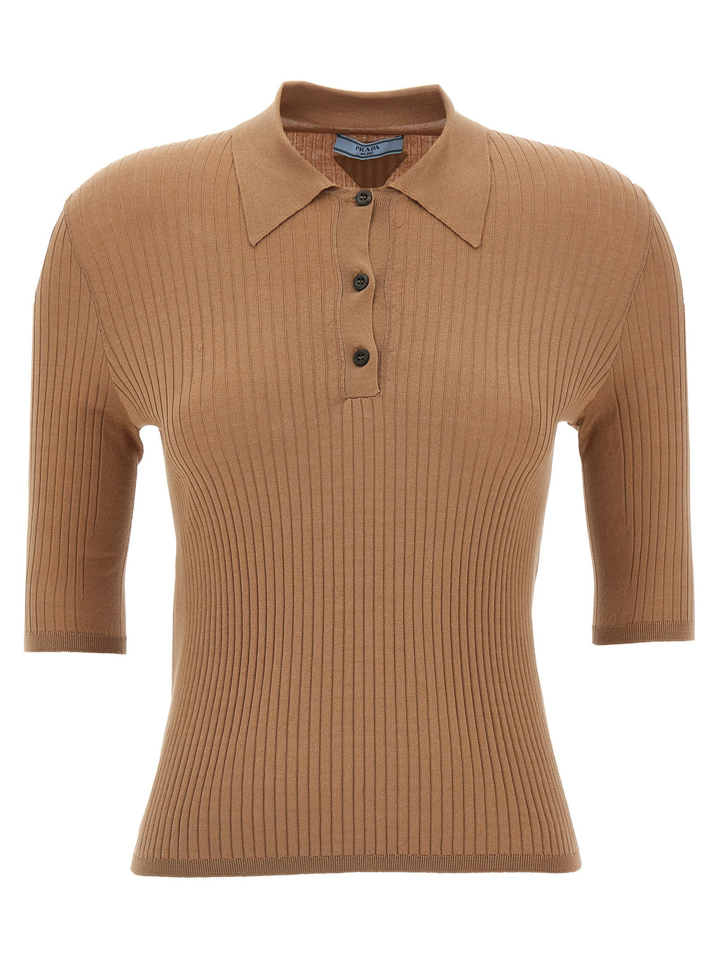 Prada | Beige Cotton Polo Shirt