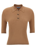 Prada | Beige Cotton Polo Shirt