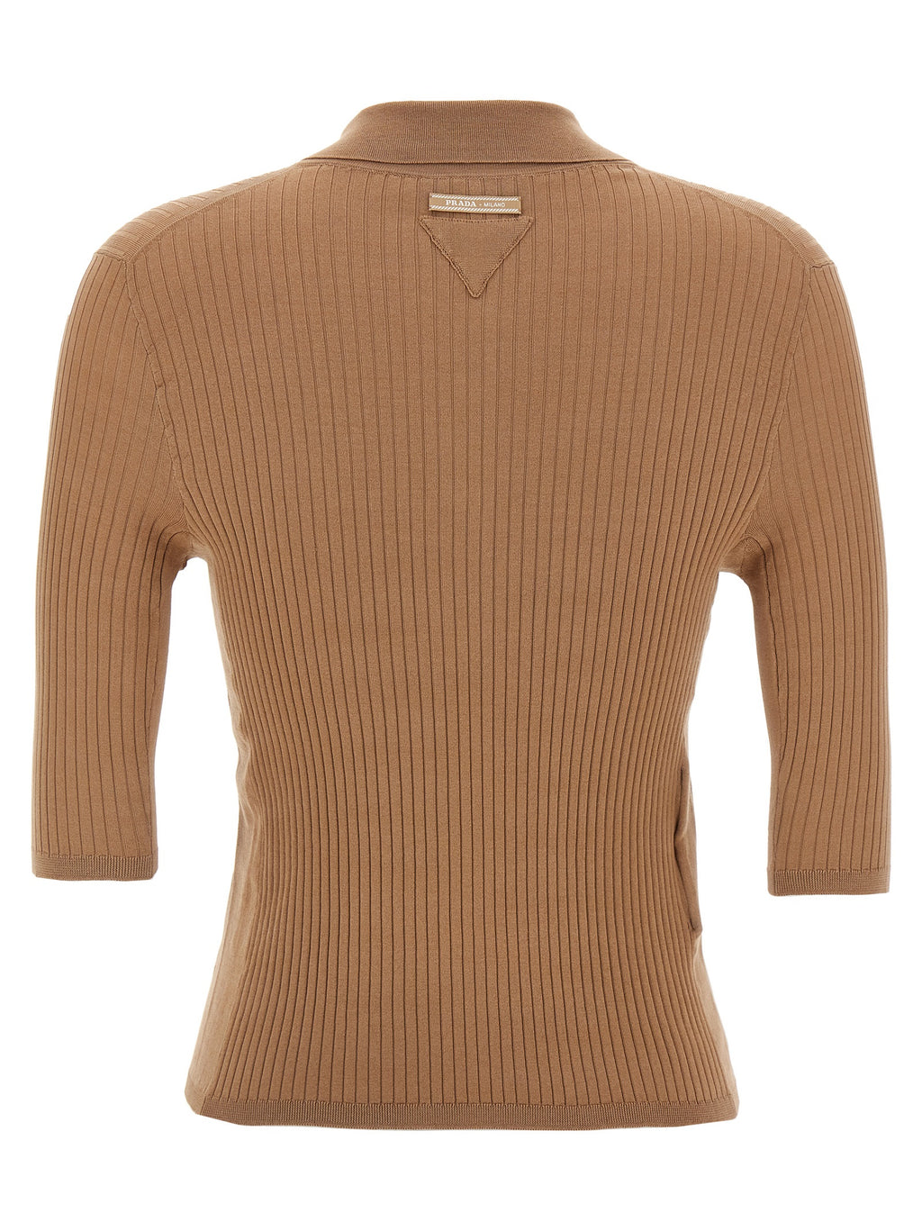 Prada | Beige Cotton Polo Shirt
