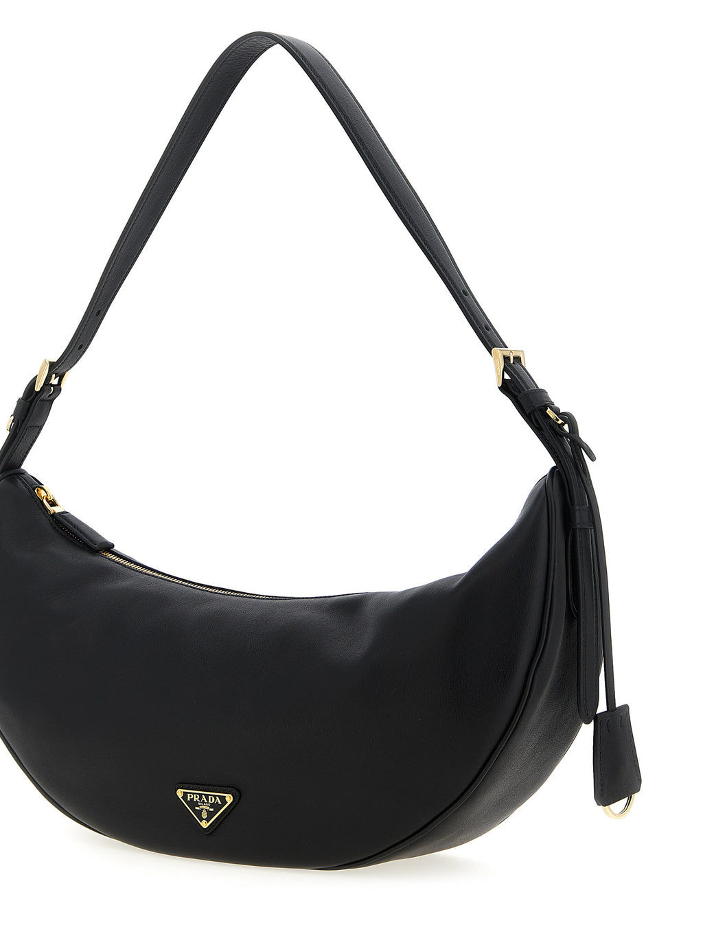Prada | Black Calfskin Shoulder Bag