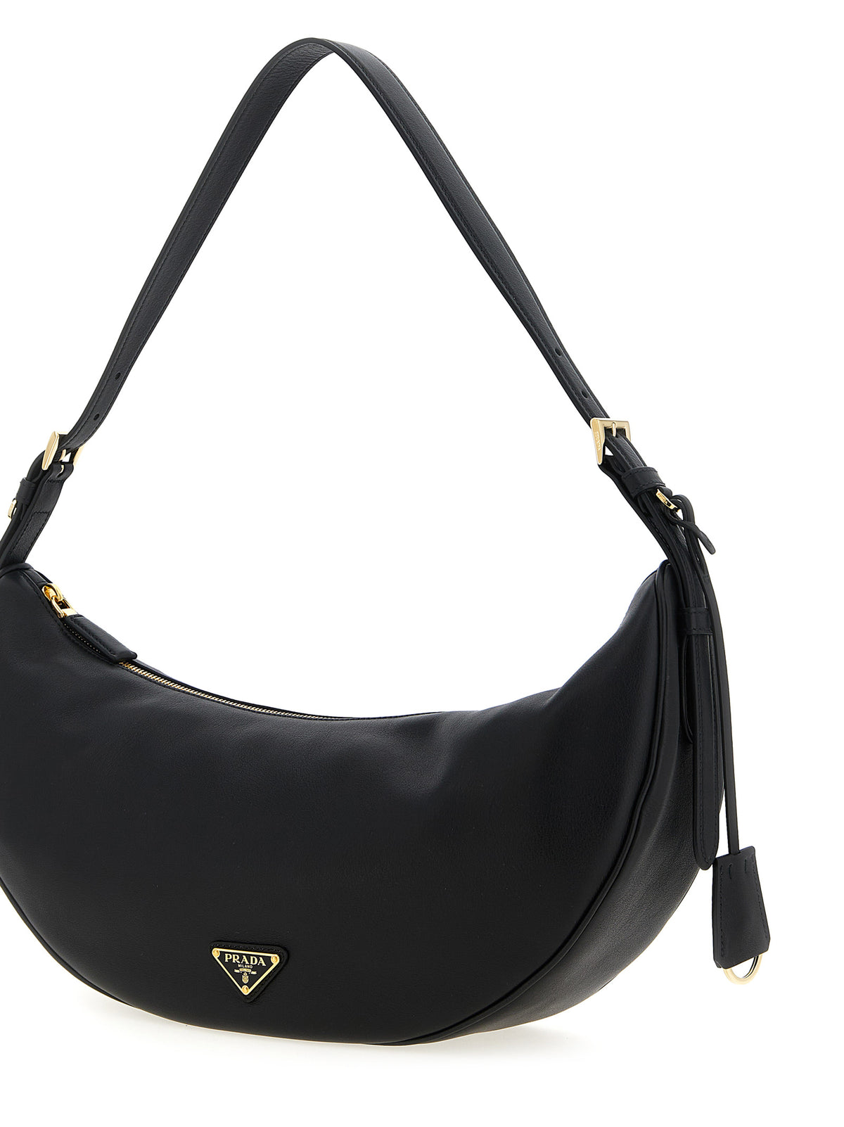 Prada | Black Calfskin Shoulder Bag