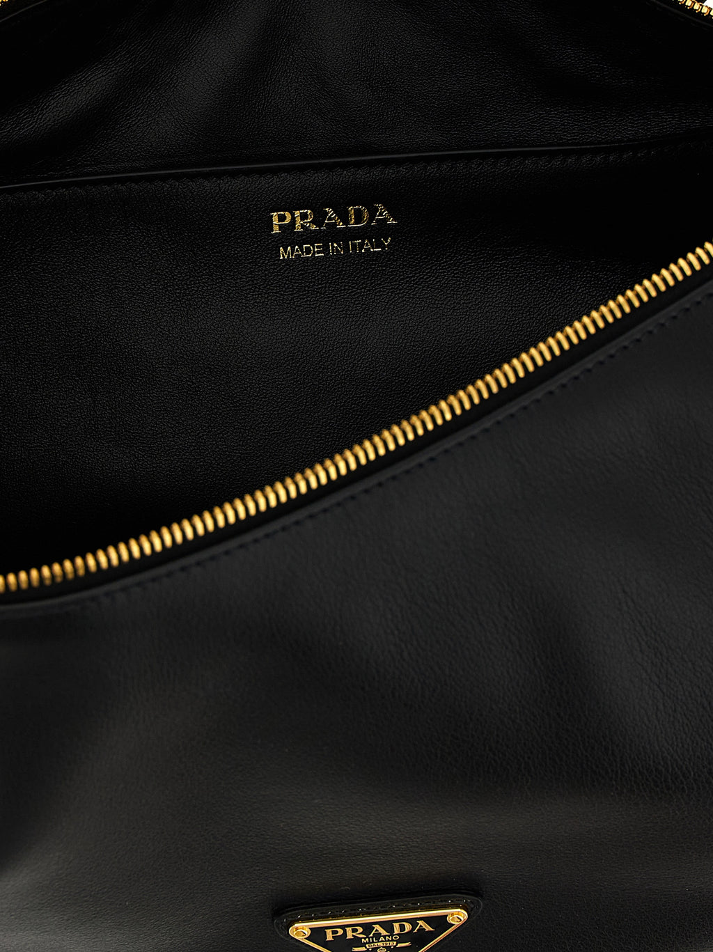Prada | Black Calfskin Shoulder Bag