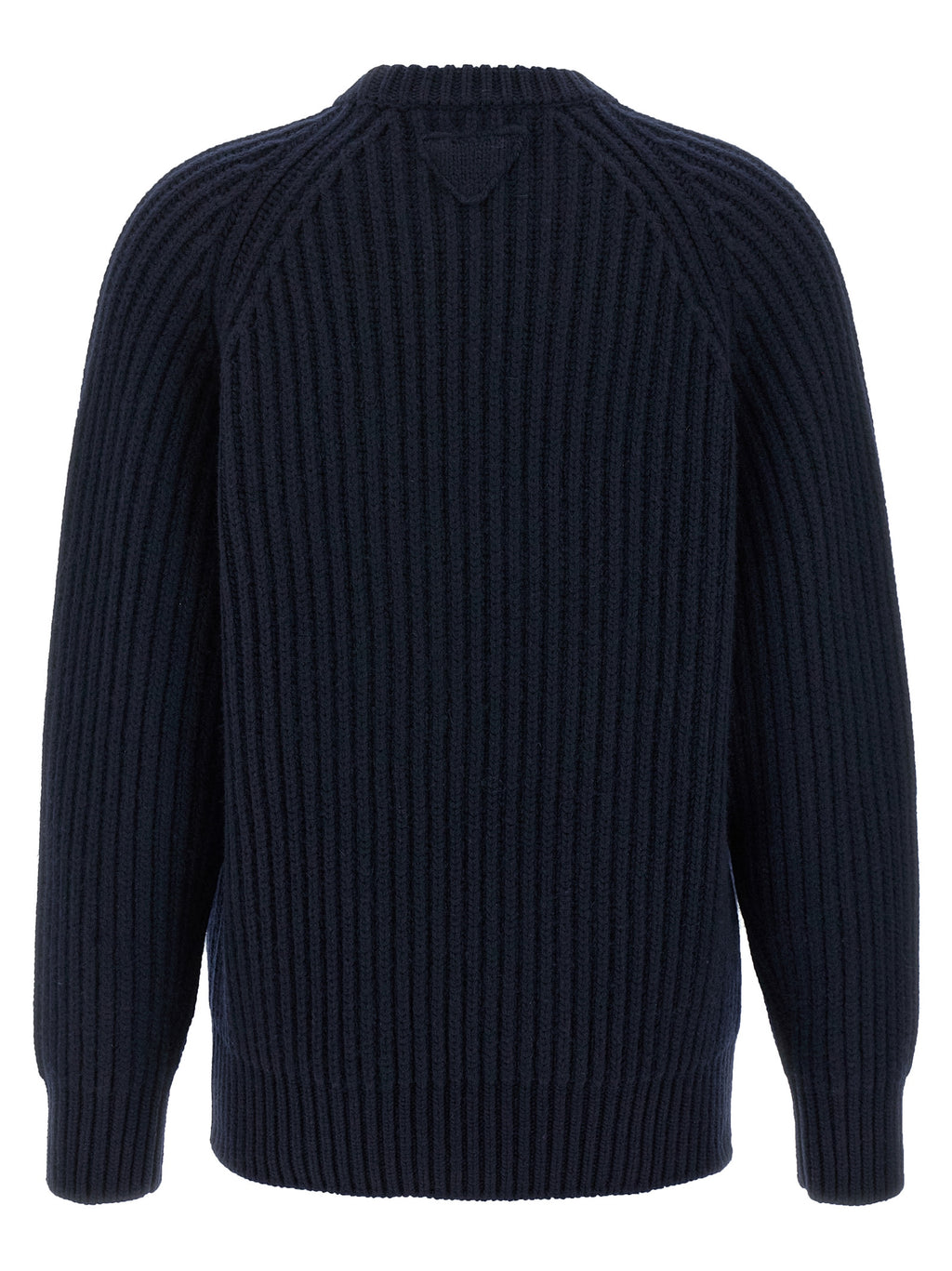 Prada | Blue Virgin Wool Cardigan