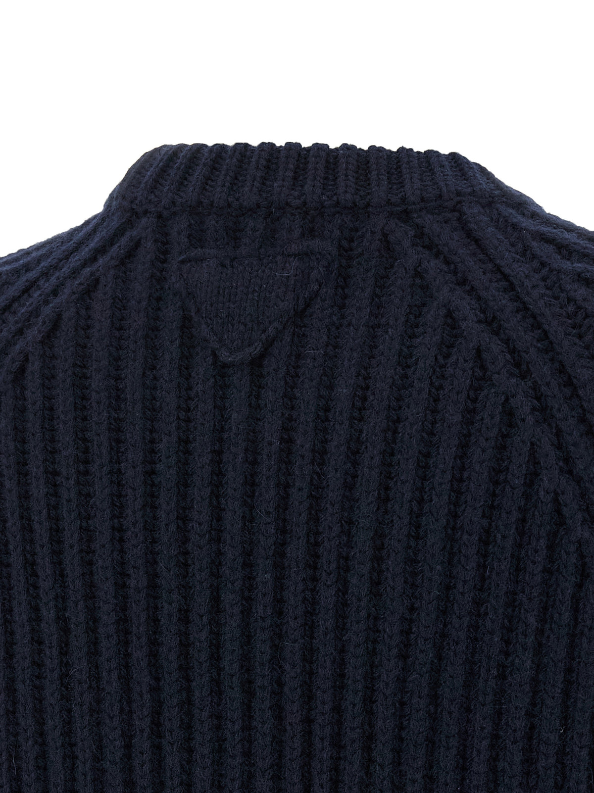 Prada | Blue Virgin Wool Cardigan