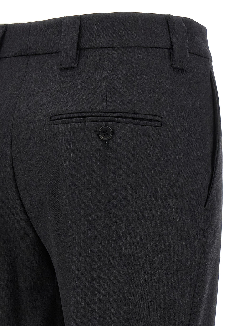 Prada | Gray Virgin Wool Dress Pants