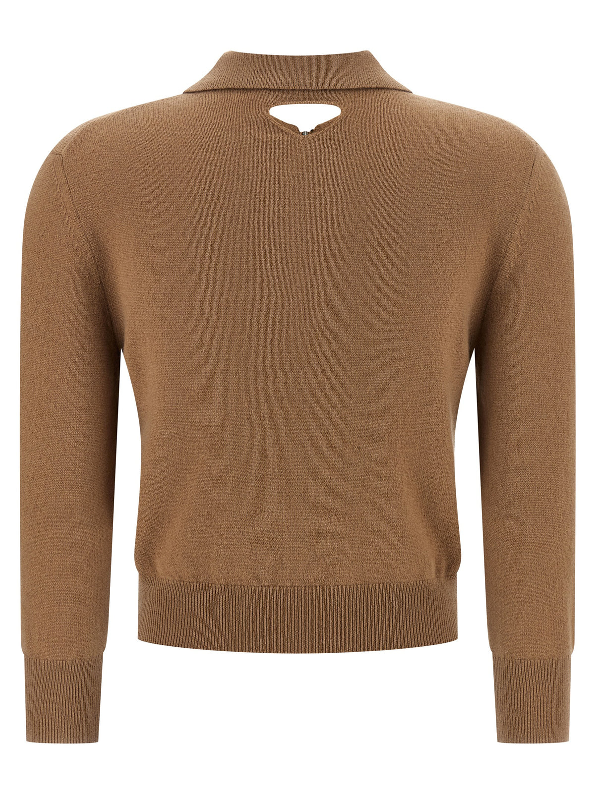 Prada | Beige Cashmere Polo Shirt