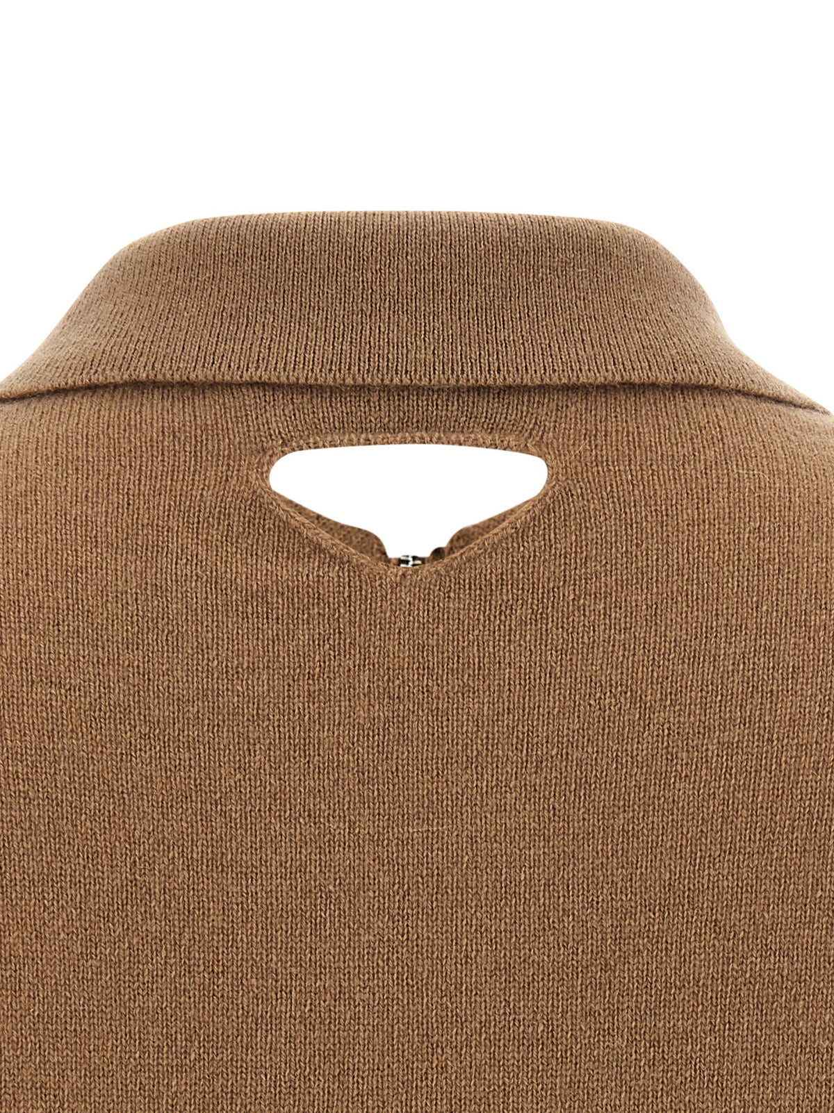 Prada | Beige Cashmere Polo Shirt