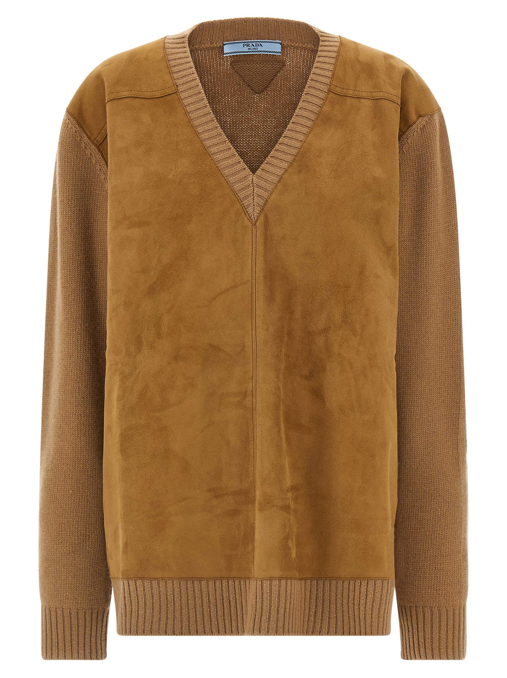 Prada | Brown Virgin Wool Cardigan