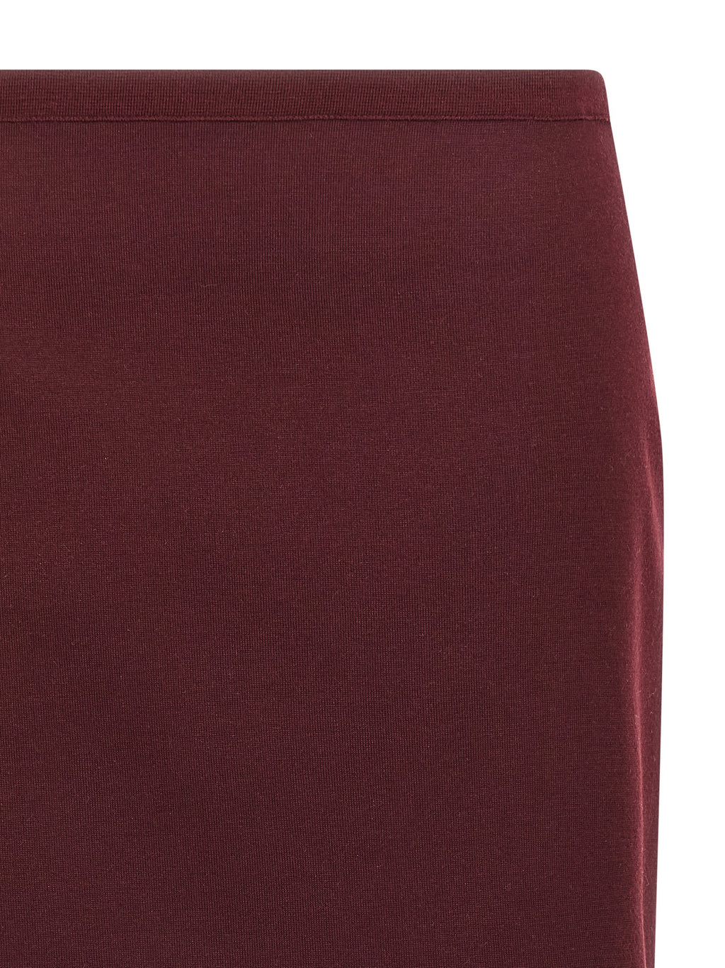 Miu Miu | Bordeaux Virgin Wool Midi Skirt
