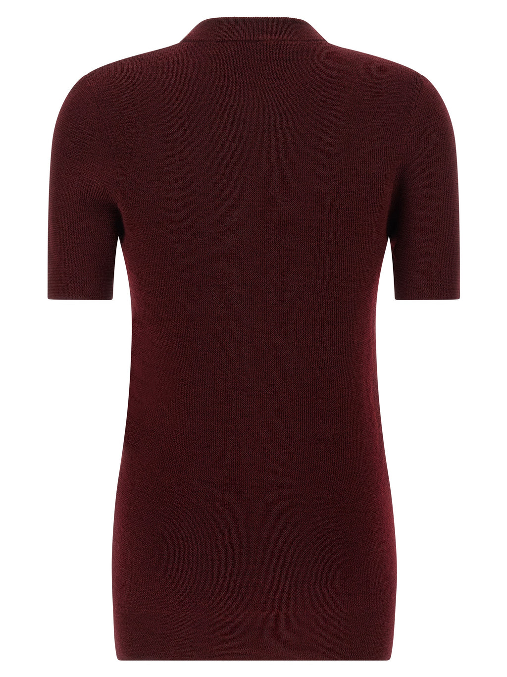 Prada | Bordeaux Virgin Wool Cardigan