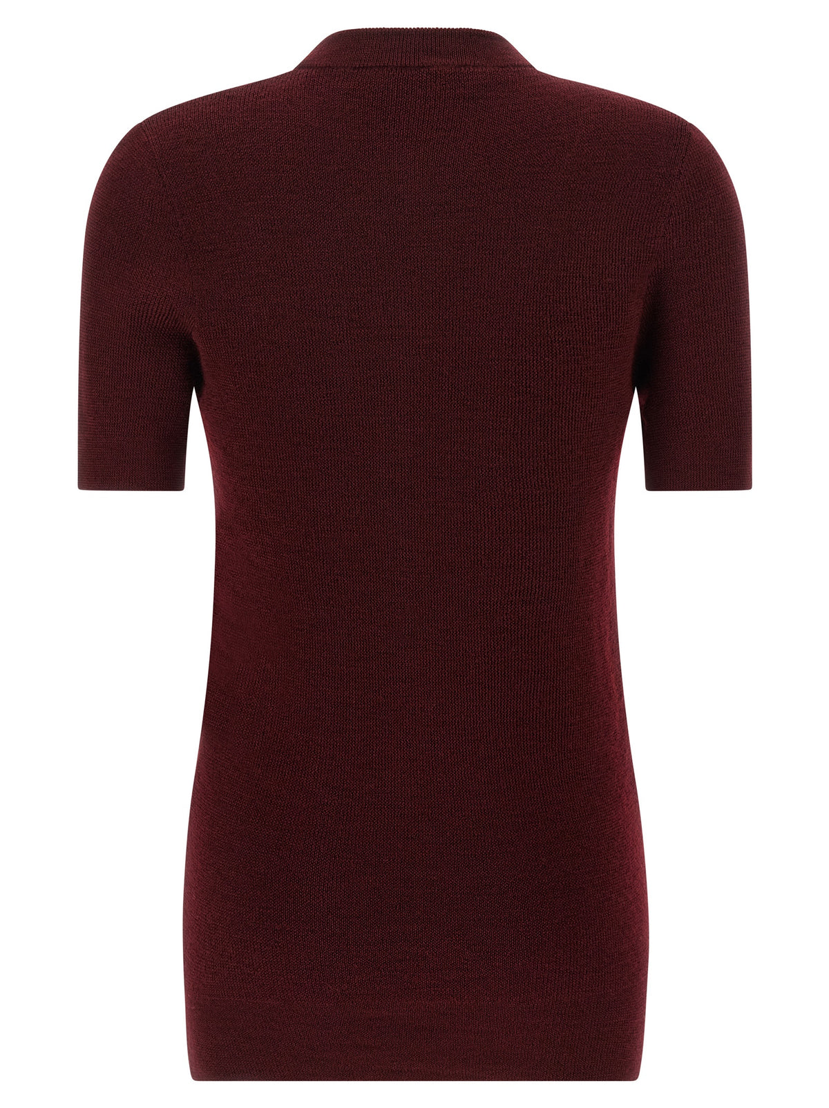 Prada | Bordeaux Virgin Wool Cardigan