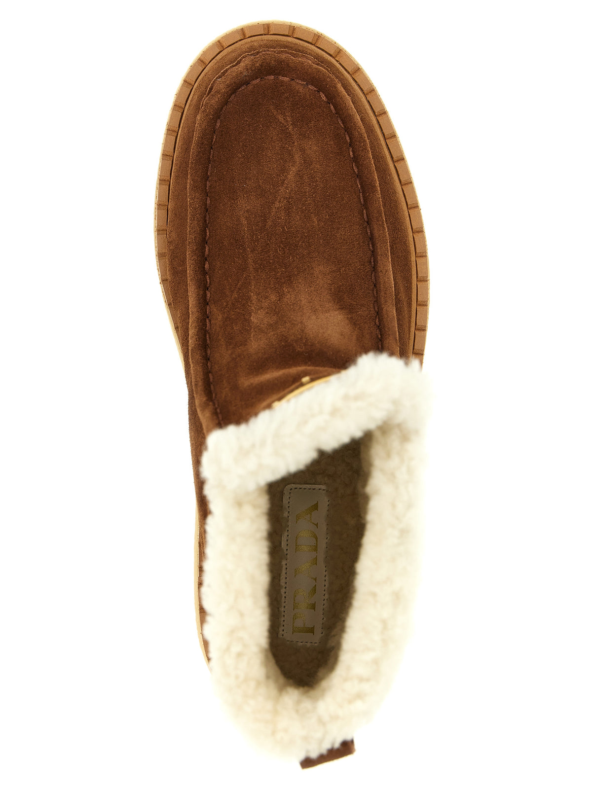 Prada | Brown Calfskin Ankle Boots
