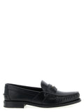 Prada | Black Calfskin Slip-On Loafers