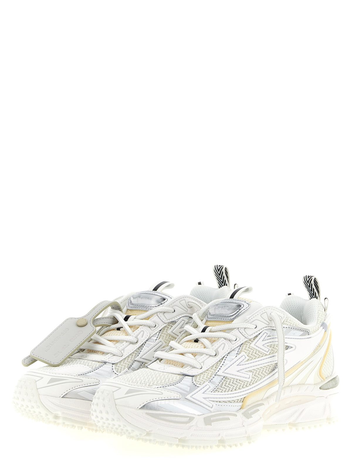 Off-White | White Polyethylene Athletic Sneakers