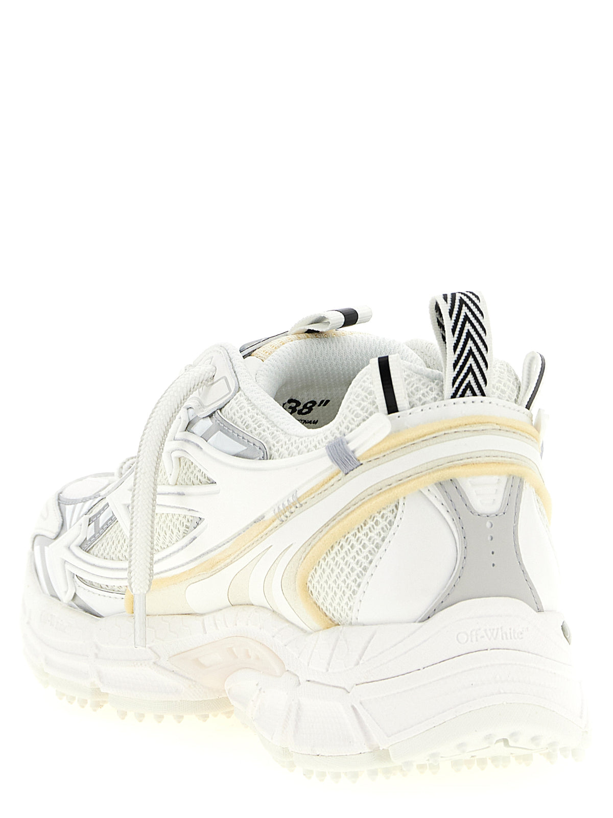 Off-White | White Polyethylene Athletic Sneakers