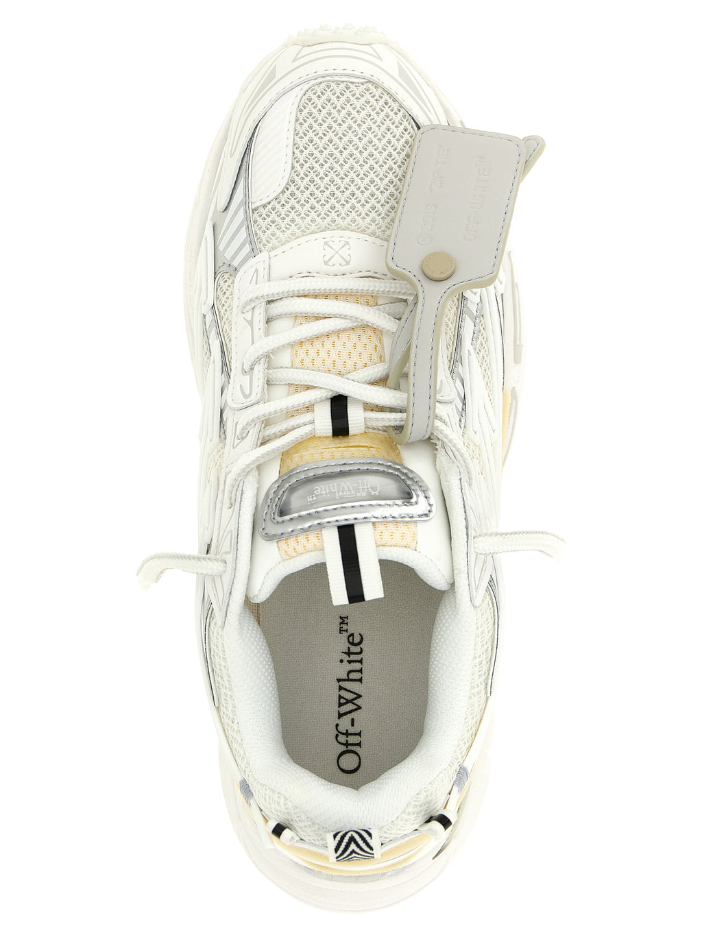 Off-White | White Polyethylene Athletic Sneakers
